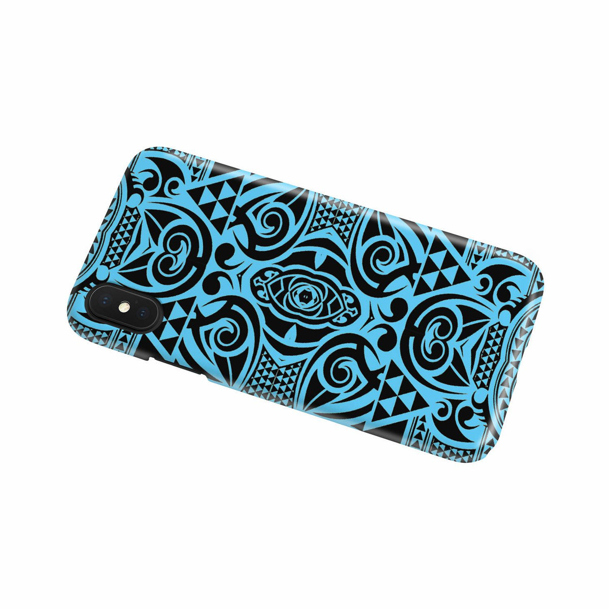 Polynesian Phone Case Grown Blue White - Polynesian Pride