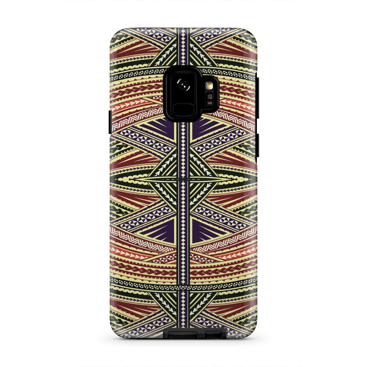 Polynesian Tough Case Yellow Samsung Galaxy S9 - Polynesian Pride