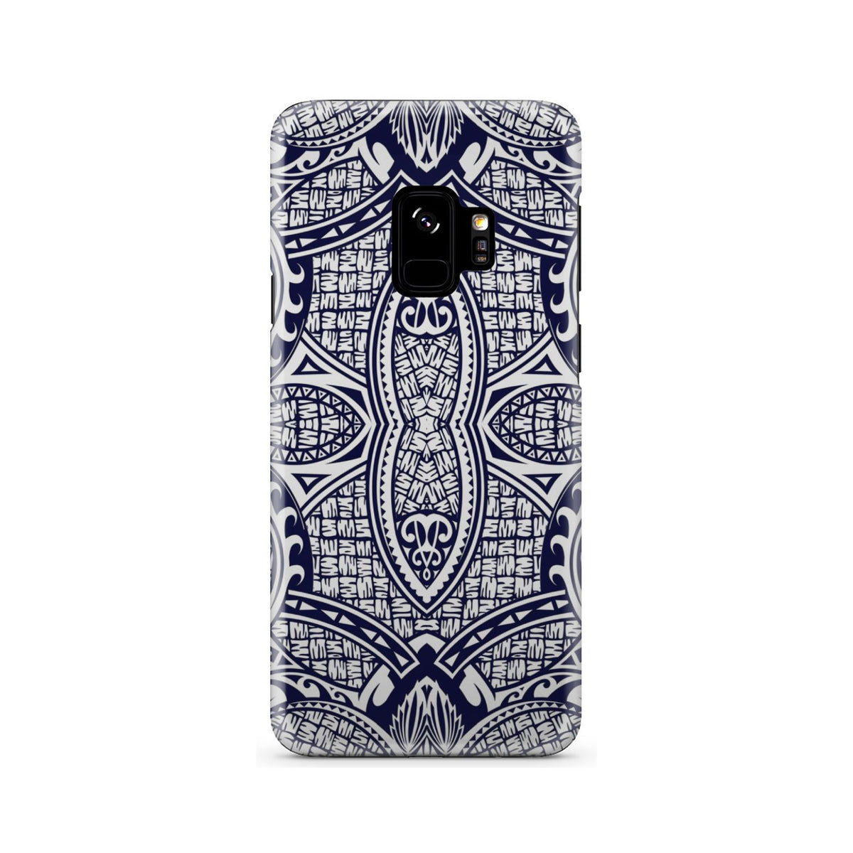 Polynesian Phone Case Blue And White Samsung Galaxy S9 - Polynesian Pride