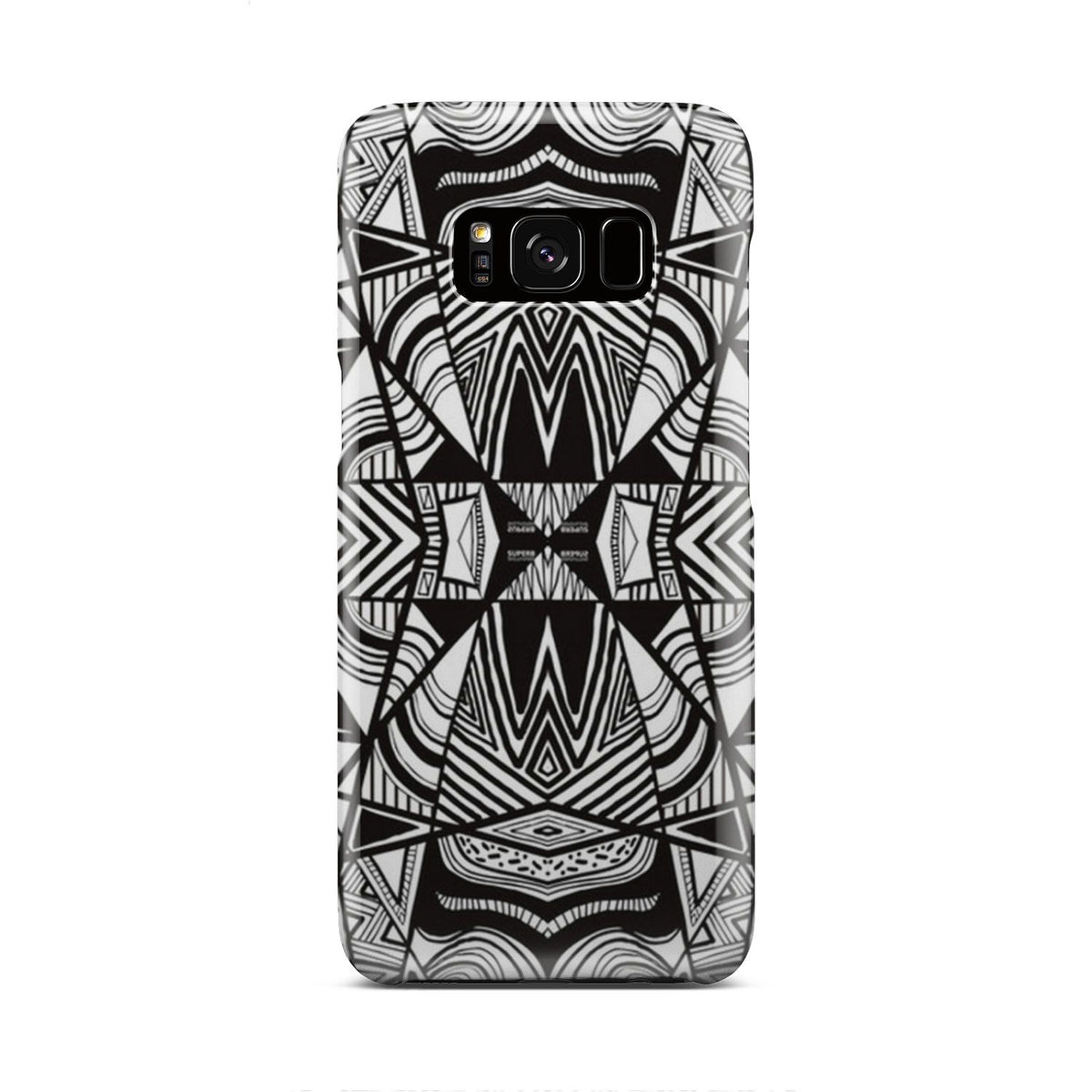 Polynesian Tribal Phone Case White And Black Samsung Galaxy S8 - Polynesian Pride