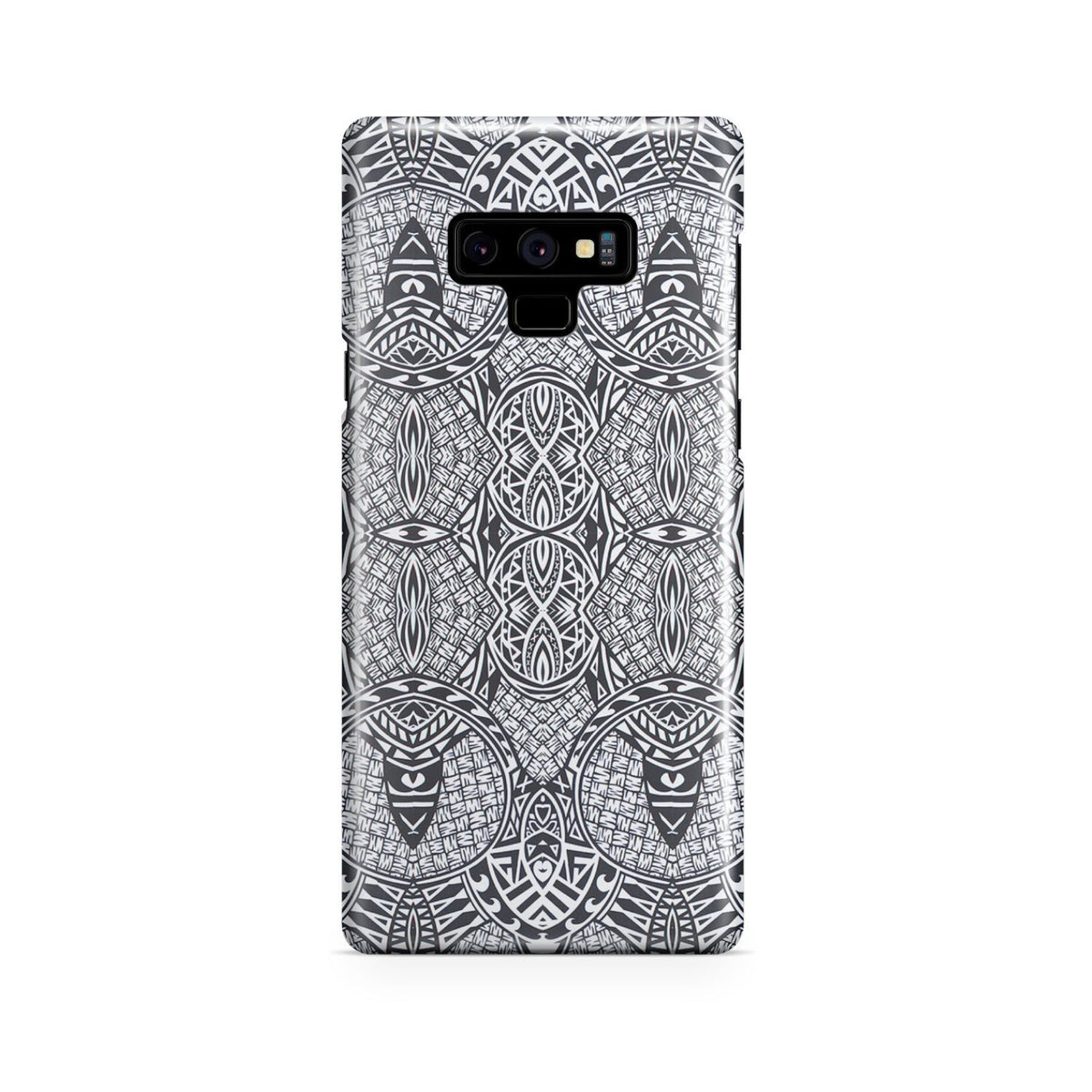 Polynesian Phone Case Black And White Samsung Galaxy Note 9 - Polynesian Pride