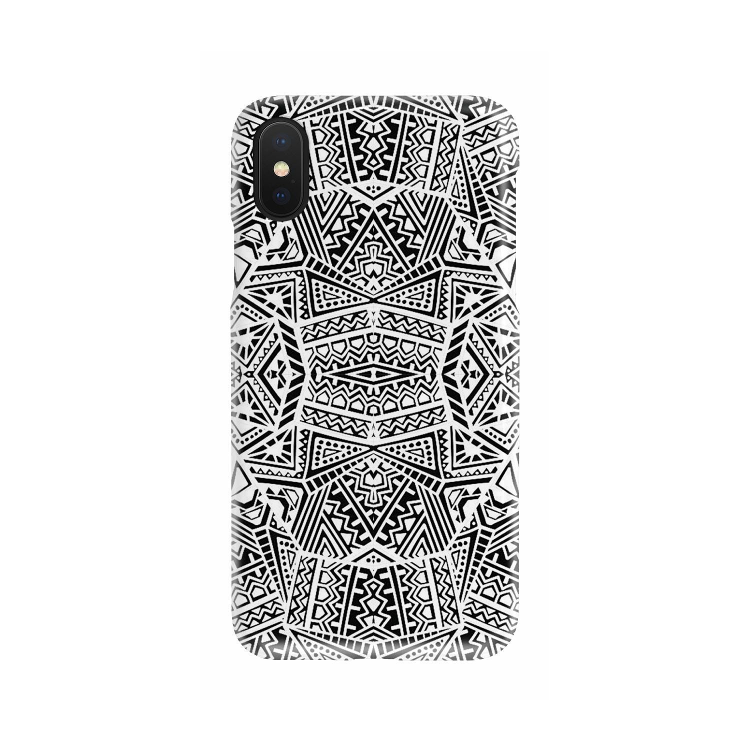 Polynesian Phone Case White And Black - Polynesian Pride