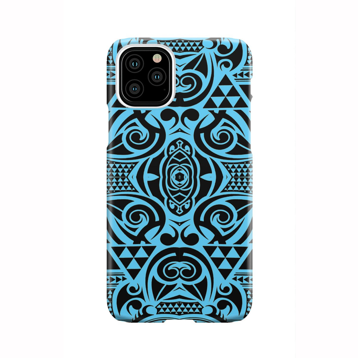 Polynesian Phone Case Grown Blue White iPhone 11 Pro - Polynesian Pride