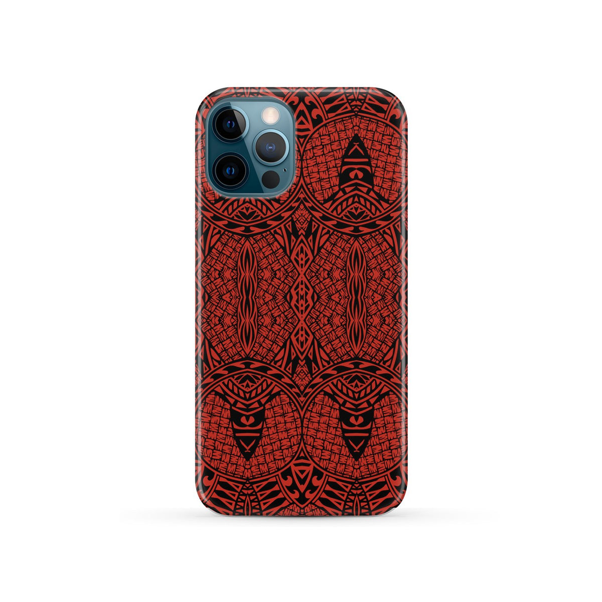 Polynesian Phone Case Red iPhone 12 Pro - Polynesian Pride
