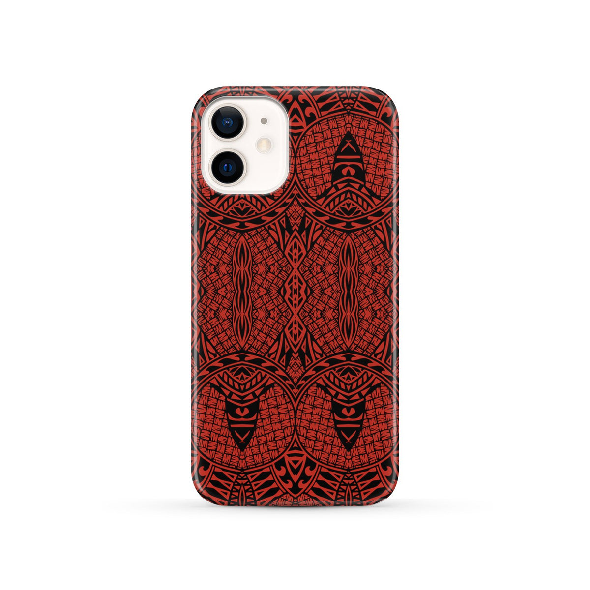 Polynesian Phone Case Red iPhone 12 - Polynesian Pride