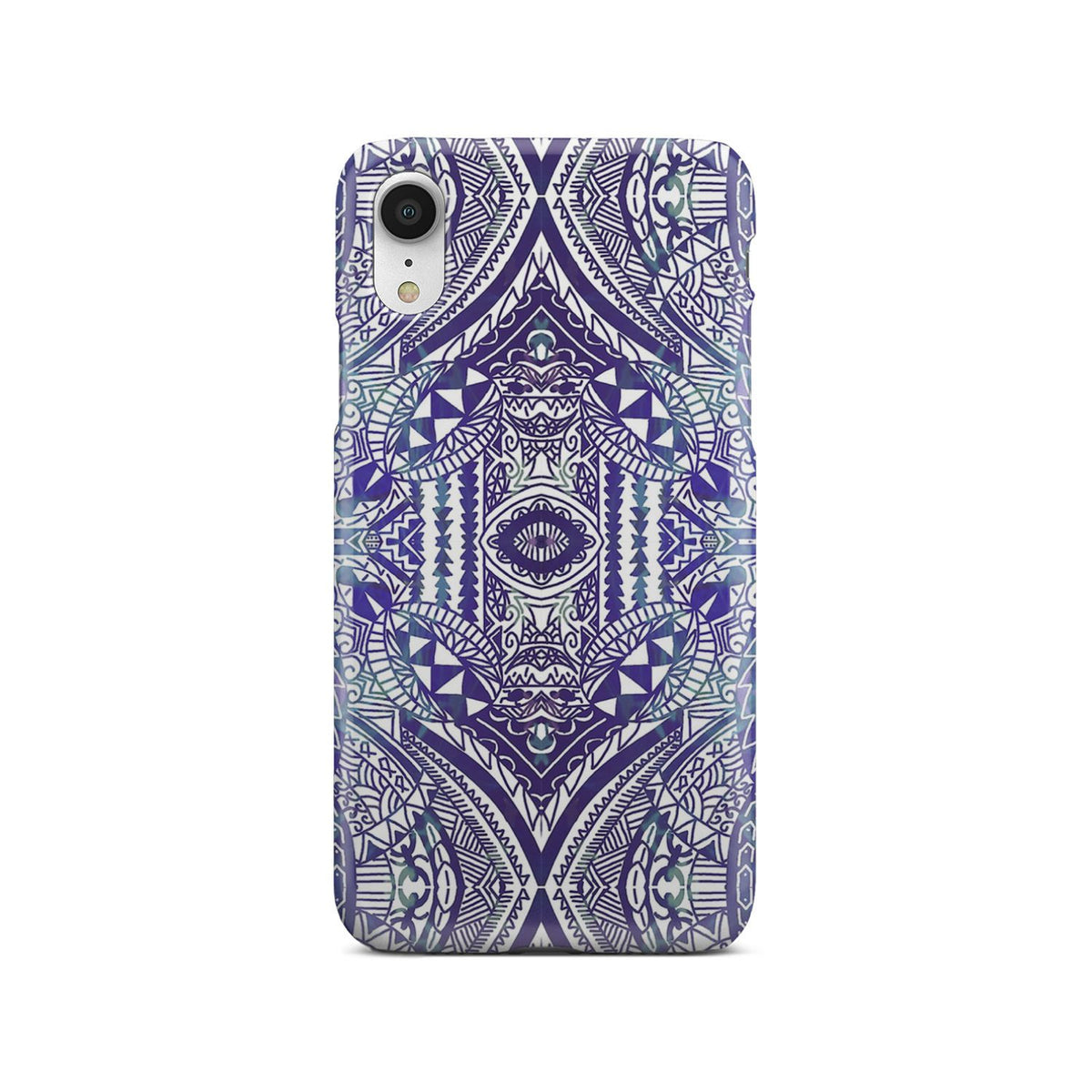 Polynesian Phone Case Violet iPhone Xr - Polynesian Pride