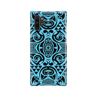 Polynesian Phone Case Grown Blue White Samsung Galaxy Note 10 Plus - Polynesian Pride