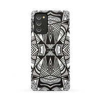 Polynesian Tribal Tough Case White And Black Samsung Galaxy Note 20 - Polynesian Pride