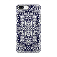 Polynesian Tough Case Blue And White iPhone 8 Plus - Polynesian Pride