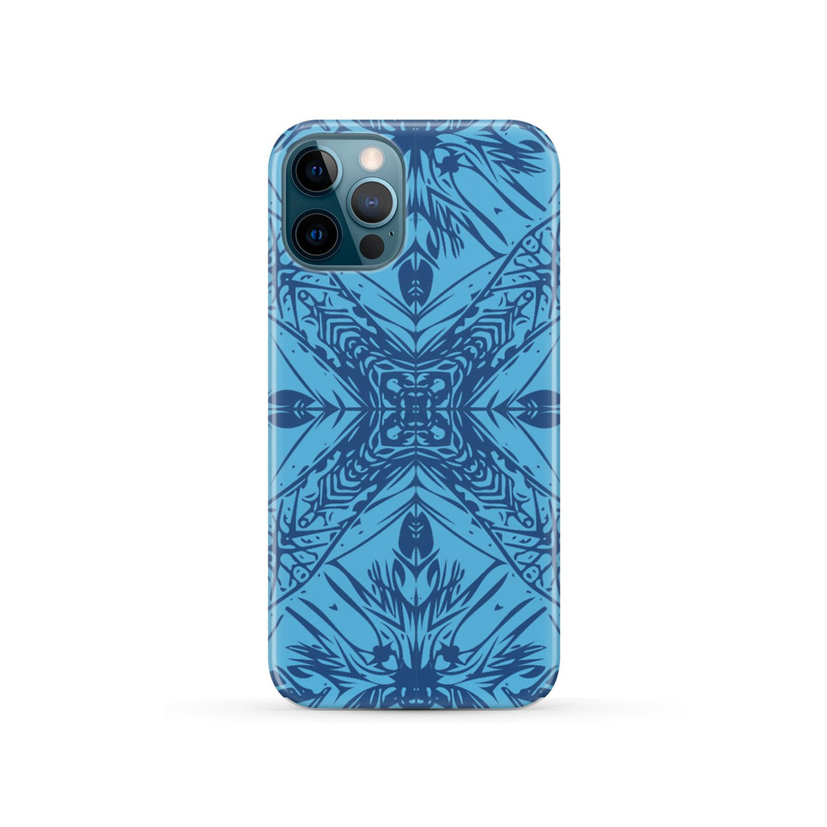 Polynesian Phone Case Blue iPhone 12 Pro - Polynesian Pride