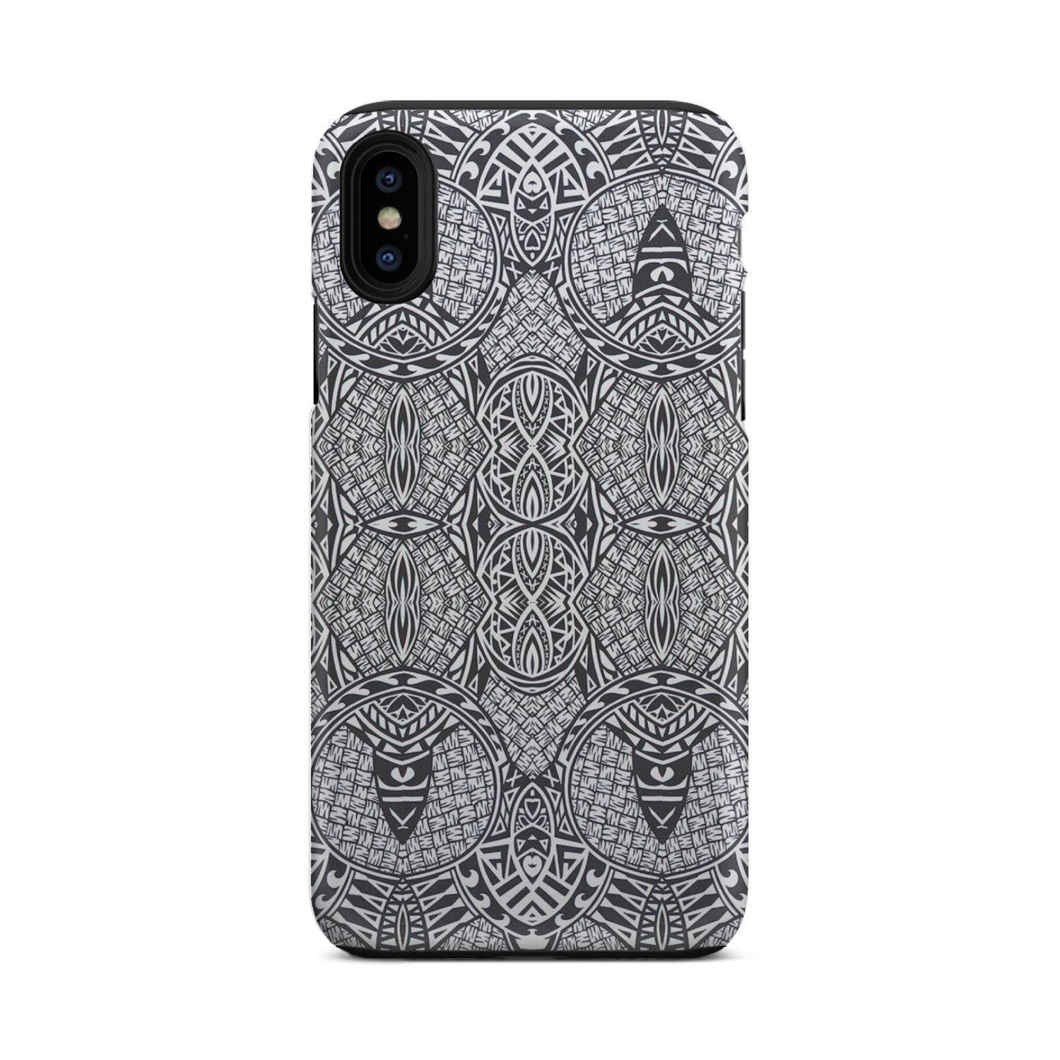 Polynesian Tough Case Black And White - Polynesian Pride
