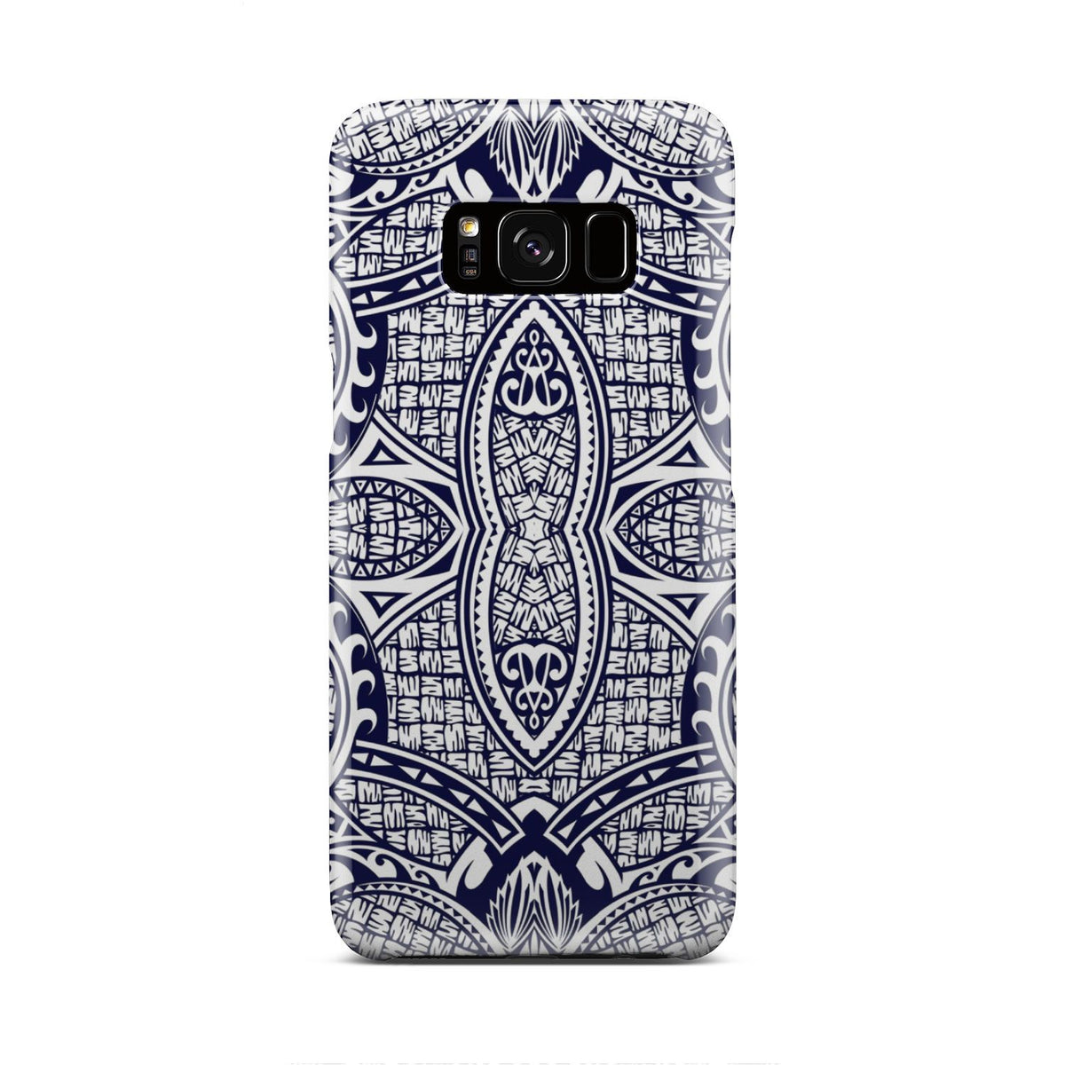 Polynesian Phone Case Blue And White Samsung Galaxy S8 - Polynesian Pride