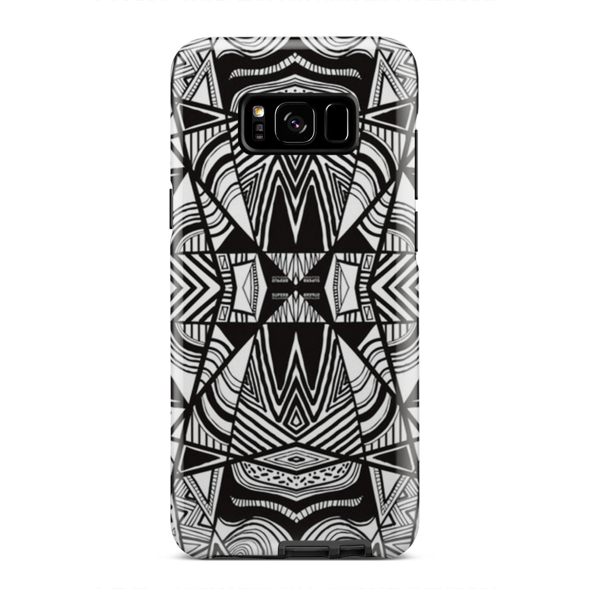 Polynesian Tribal Tough Case White And Black Samsung Galaxy S8 Plus - Polynesian Pride