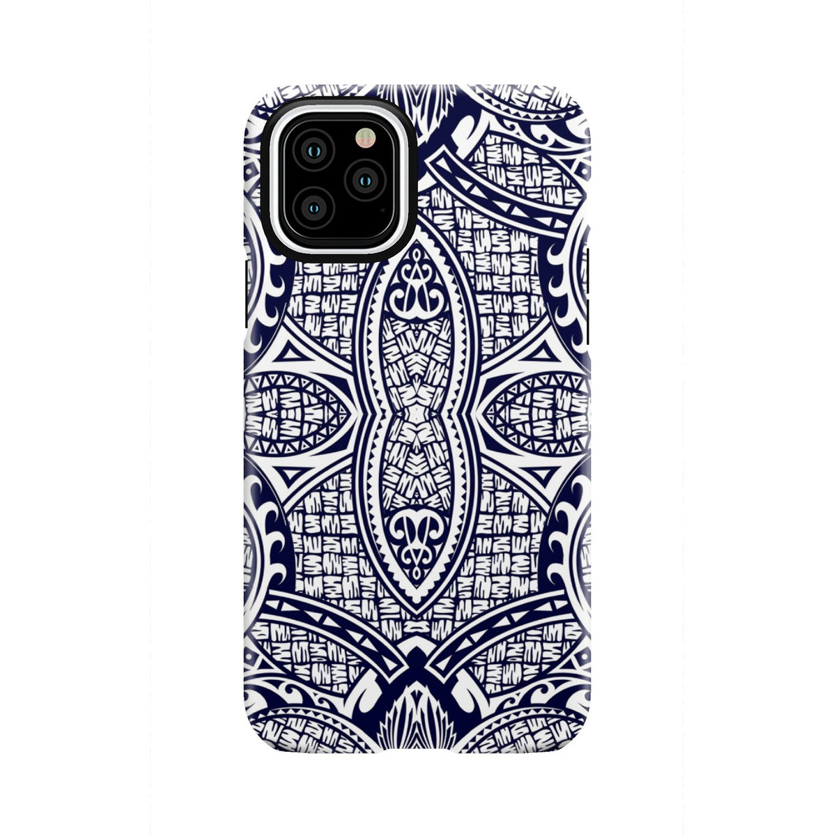Polynesian Tough Case Blue And White iPhone 11 Pro - Polynesian Pride