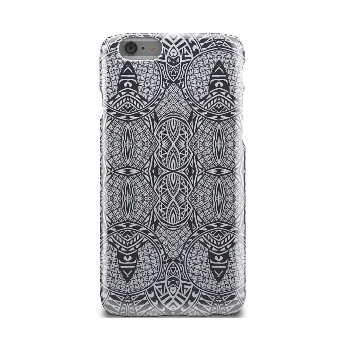 Polynesian Phone Case Black And White iPhone 6 - Polynesian Pride