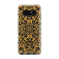 Polynesian Tough Case Yellow Black Samsung Galaxy Note 8 - Polynesian Pride