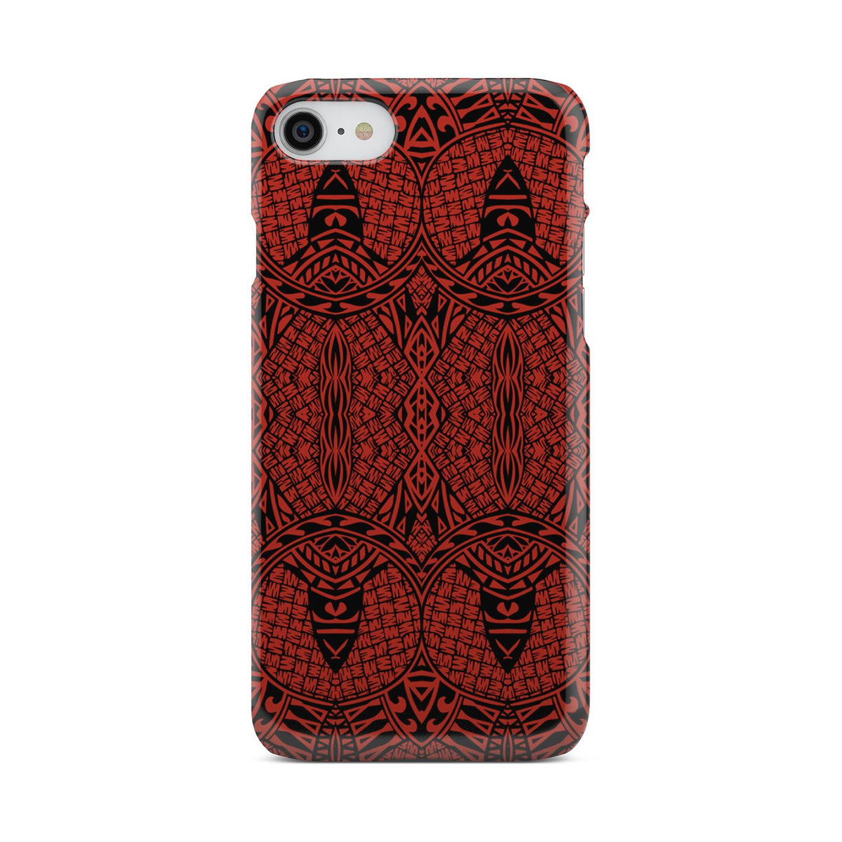 Polynesian Phone Case Red iPhone 7 - Polynesian Pride
