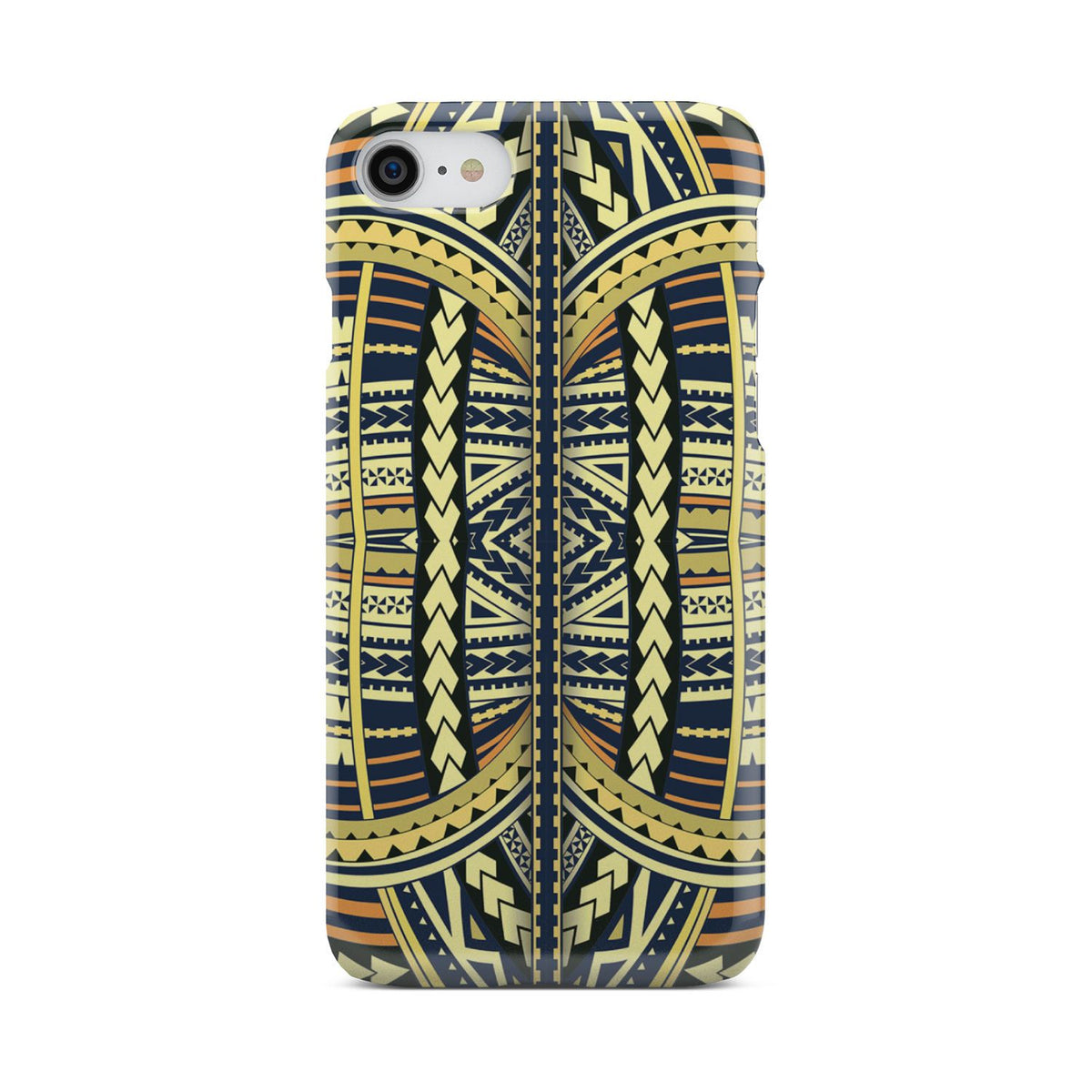 Polynesian Phone Case Yellow iPhone 7 - Polynesian Pride
