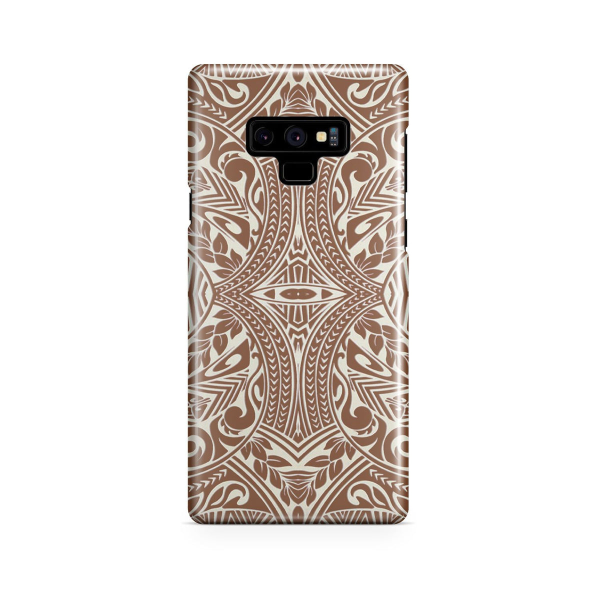Polynesian Tribal Phone Case Brown Samsung Galaxy Note 9 - Polynesian Pride