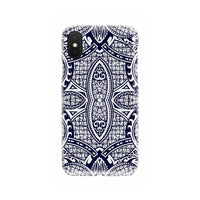 Polynesian Phone Case Blue And White - Polynesian Pride