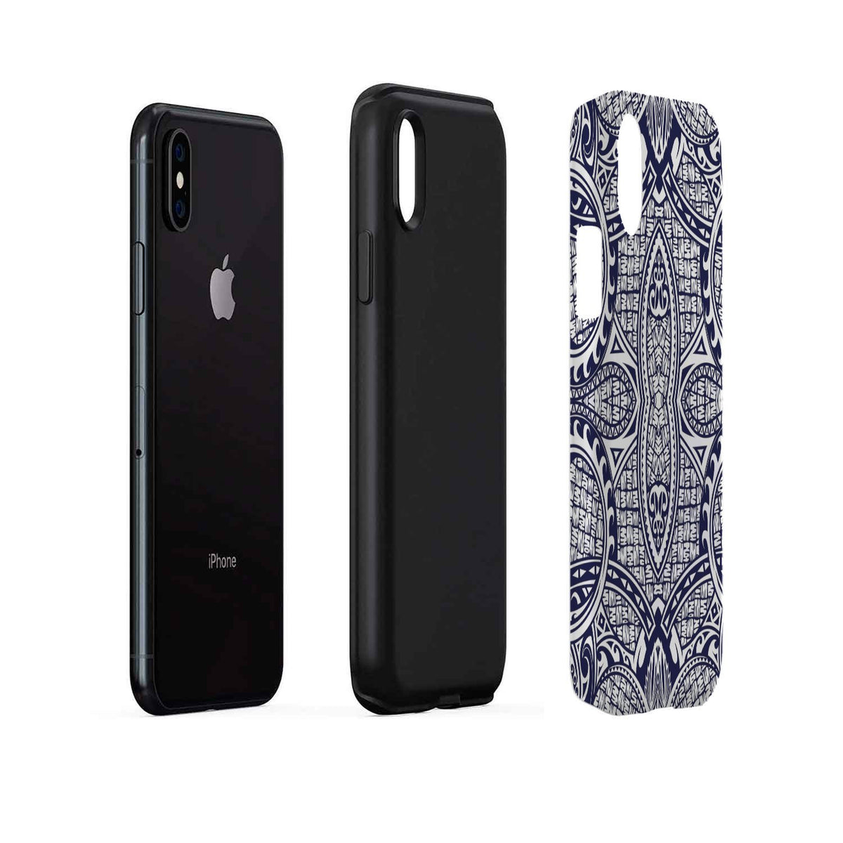 Polynesian Tough Case Blue And White - Polynesian Pride