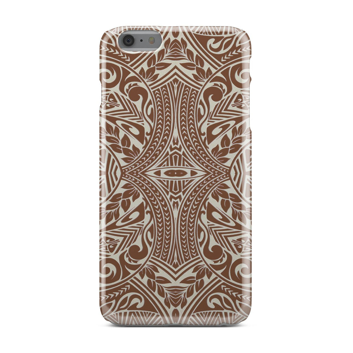 Polynesian Tribal Phone Case Brown iPhone 6 Plus - Polynesian Pride