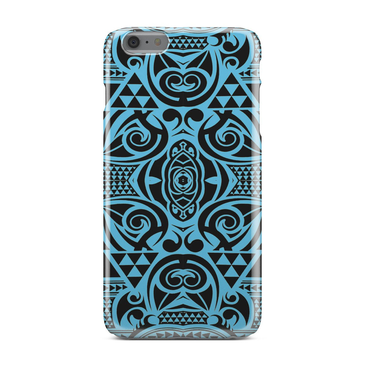 Polynesian Phone Case Grown Blue White iPhone 6s Plus - Polynesian Pride