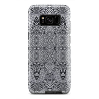 Polynesian Tough Case Black And White Samsung Galaxy S8 - Polynesian Pride
