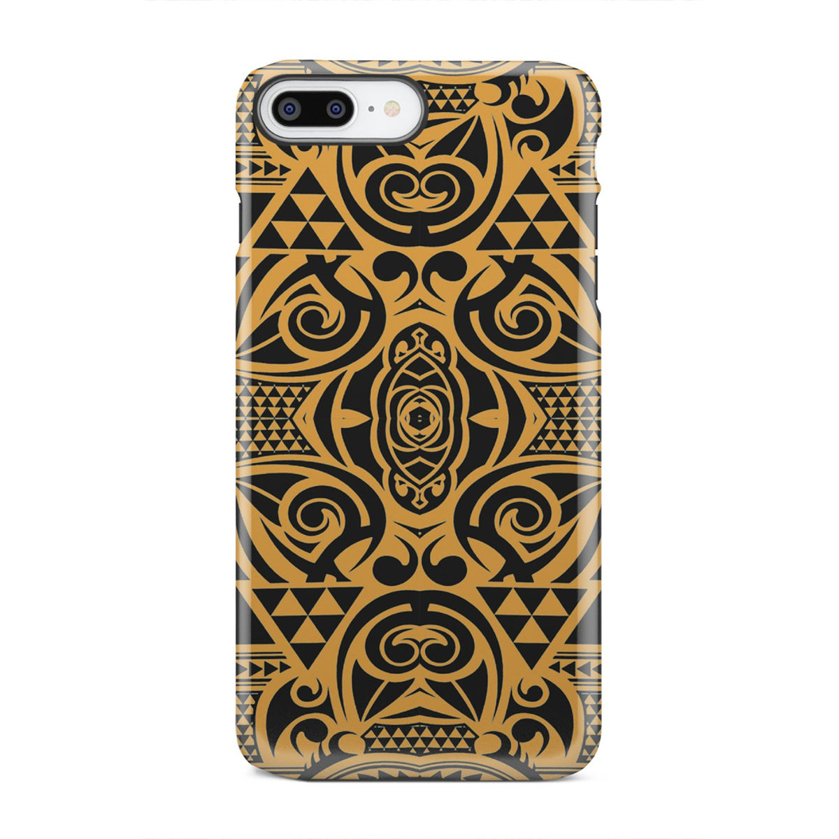 Polynesian Tough Case Yellow Black iPhone 7 Plus - Polynesian Pride