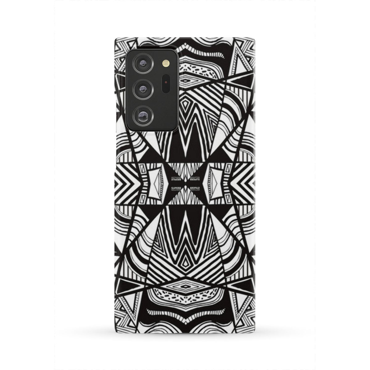 Polynesian Tribal Phone Case White And Black Samsung Galaxy Note 20 Ultra - Polynesian Pride