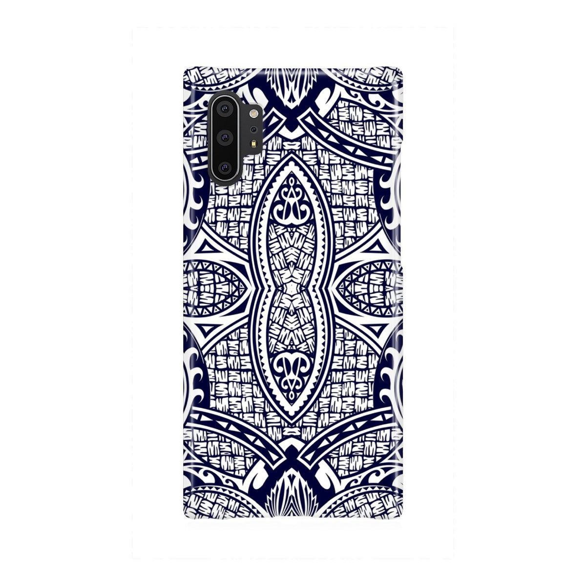 Polynesian Phone Case Blue And White Samsung Galaxy Note 10 Plus - Polynesian Pride
