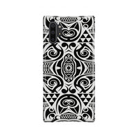 Polynesian Tribal Phone Case Black White Samsung Galaxy Note 10 Plus - Polynesian Pride