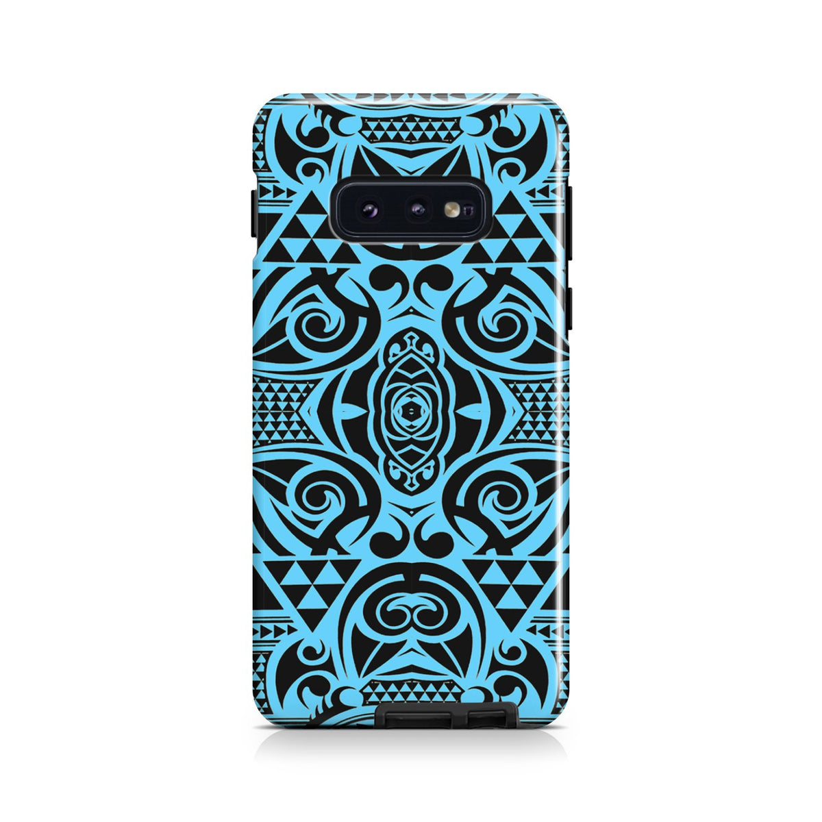 Polynesian Tough Case Grown Blue White Samsung Galaxy S10e - Polynesian Pride