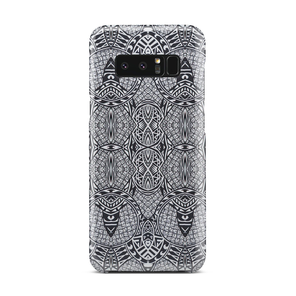 Polynesian Phone Case Black And White Samsung Galaxy Note 8 - Polynesian Pride