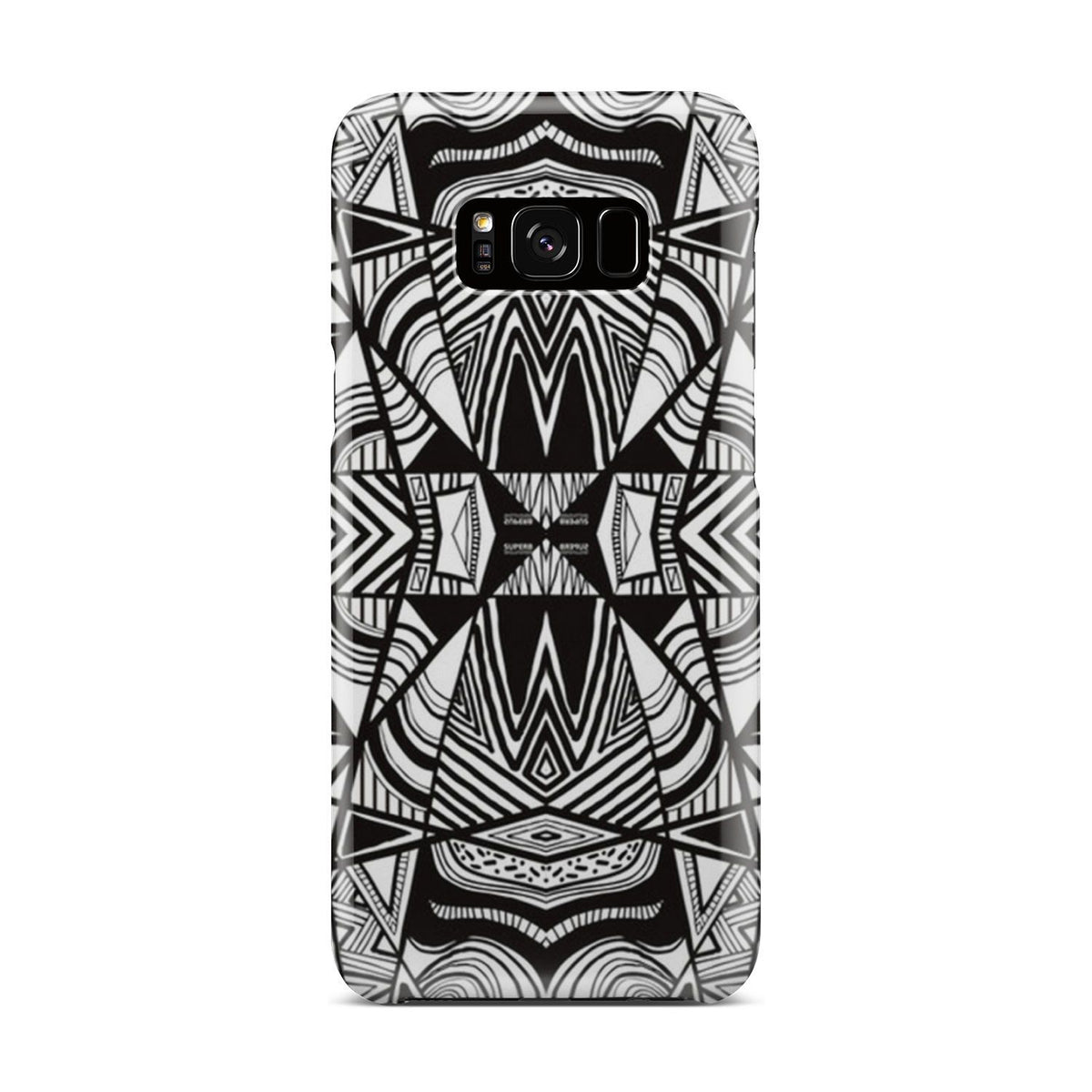 Polynesian Tribal Phone Case White And Black Samsung Galaxy S8 Plus - Polynesian Pride