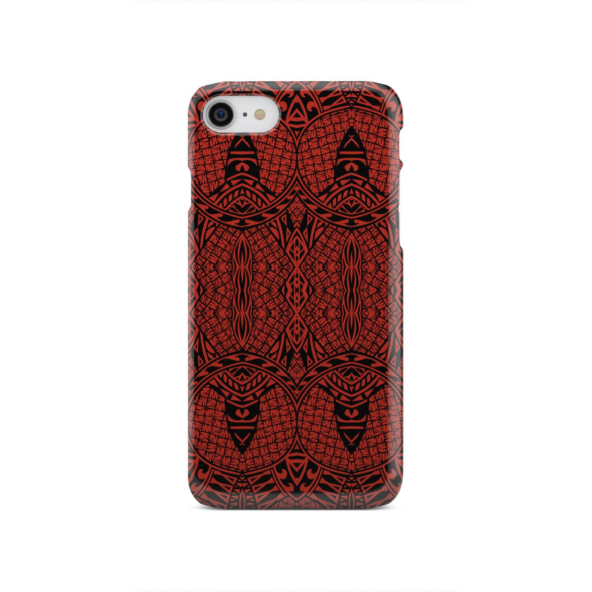 Polynesian Phone Case Red iPhone SE 2020 - Polynesian Pride