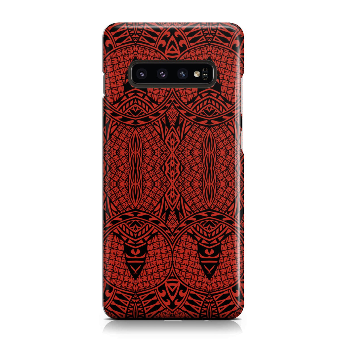 Polynesian Phone Case Red Samsung Galaxy S10 Plus - Polynesian Pride