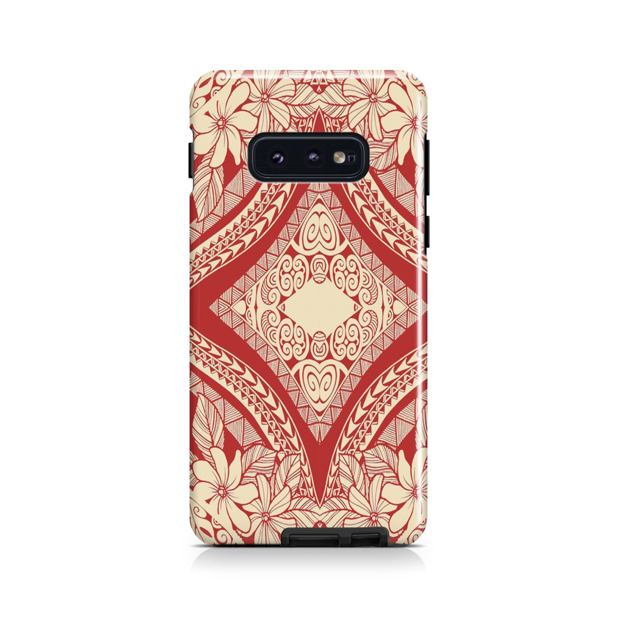 Polynesian Tough Case Red And Yellow Samsung Galaxy S10e - Polynesian Pride