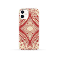 Polynesian Phone Case Red And Yellow iPhone 12 - Polynesian Pride