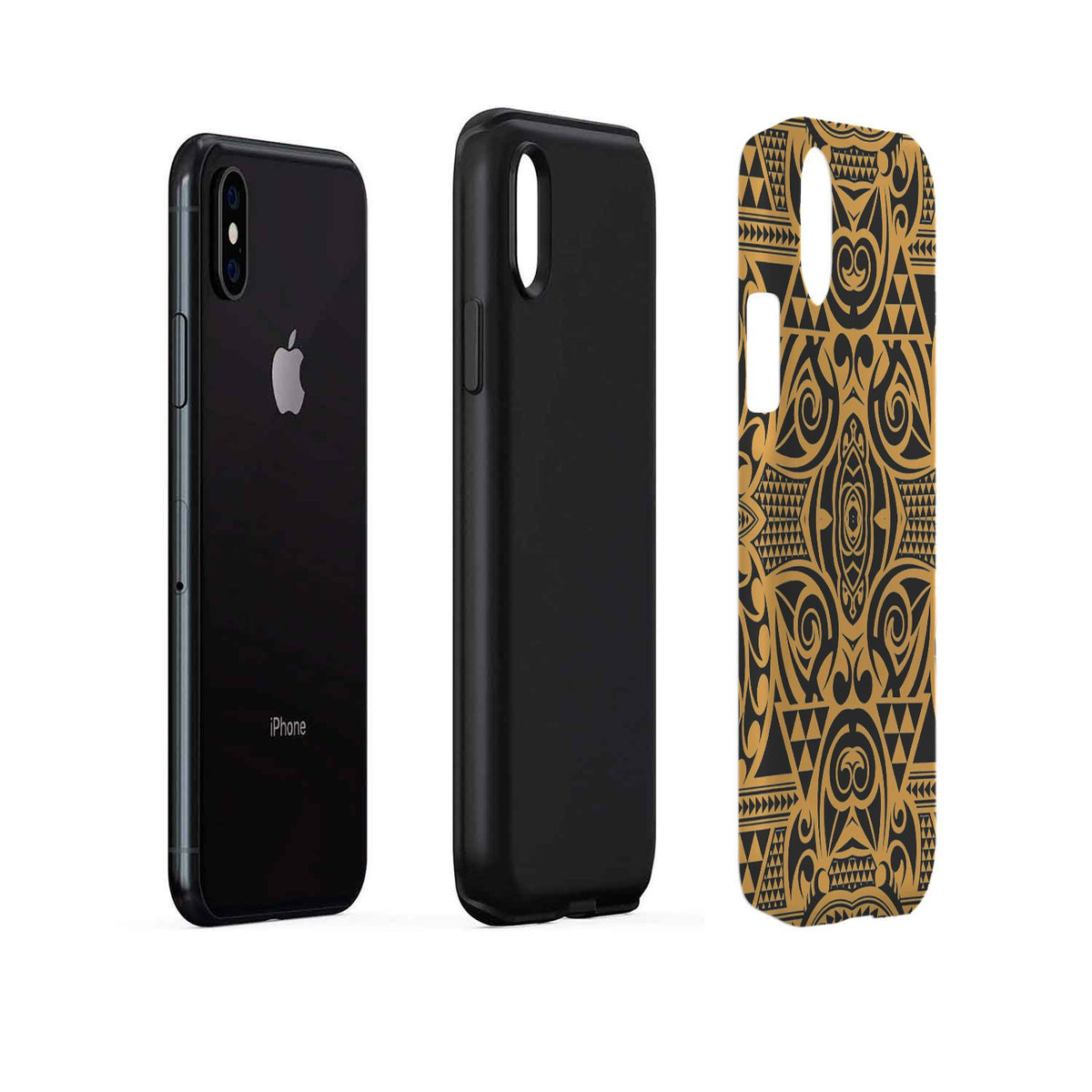 Polynesian Tough Case Yellow Black - Polynesian Pride