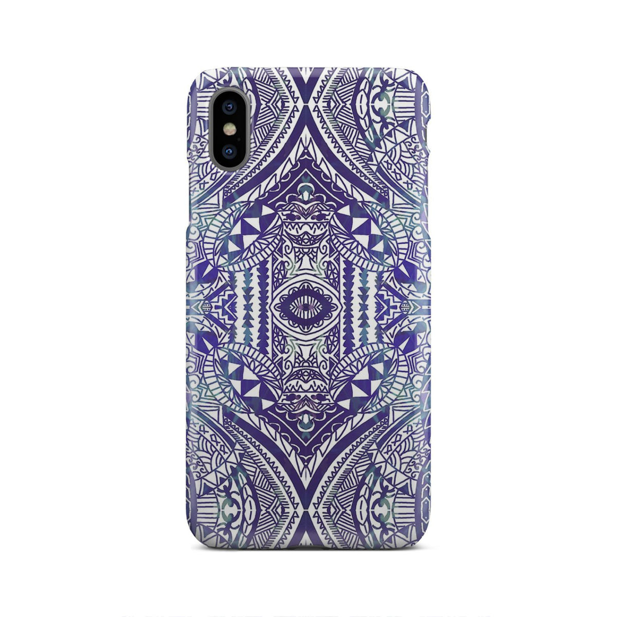 Polynesian Phone Case Violet iPhone Xs Max - Polynesian Pride