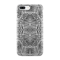 Polynesian Tough Case White And Black iPhone 7 Plus - Polynesian Pride