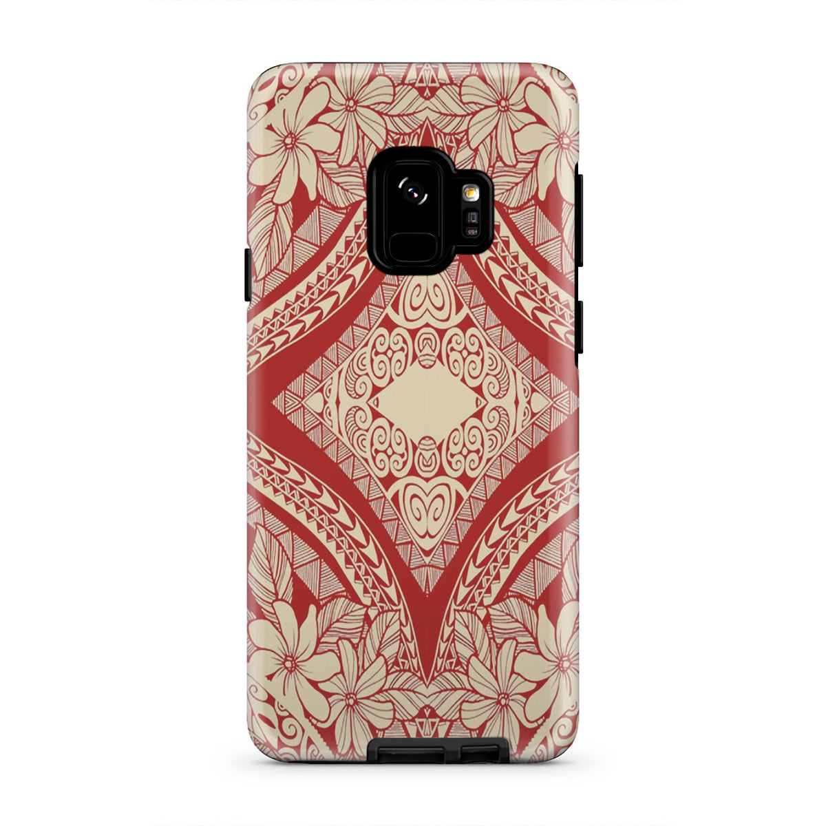 Polynesian Tough Case Red And Yellow Samsung Galaxy S9 - Polynesian Pride