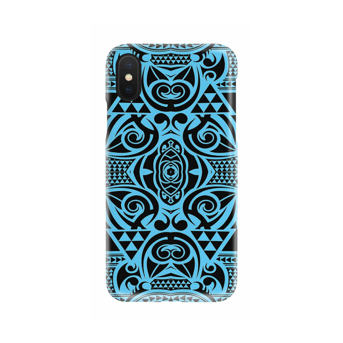 Polynesian Phone Case Grown Blue White - Polynesian Pride