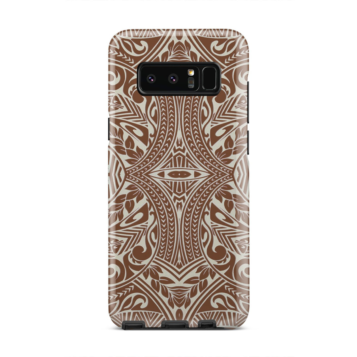 Polynesian Tribal Tough Case Brown Samsung Galaxy Note 8 - Polynesian Pride