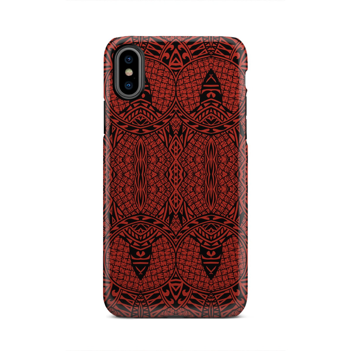 Polynesian Tough Case Red iPhone X - Polynesian Pride