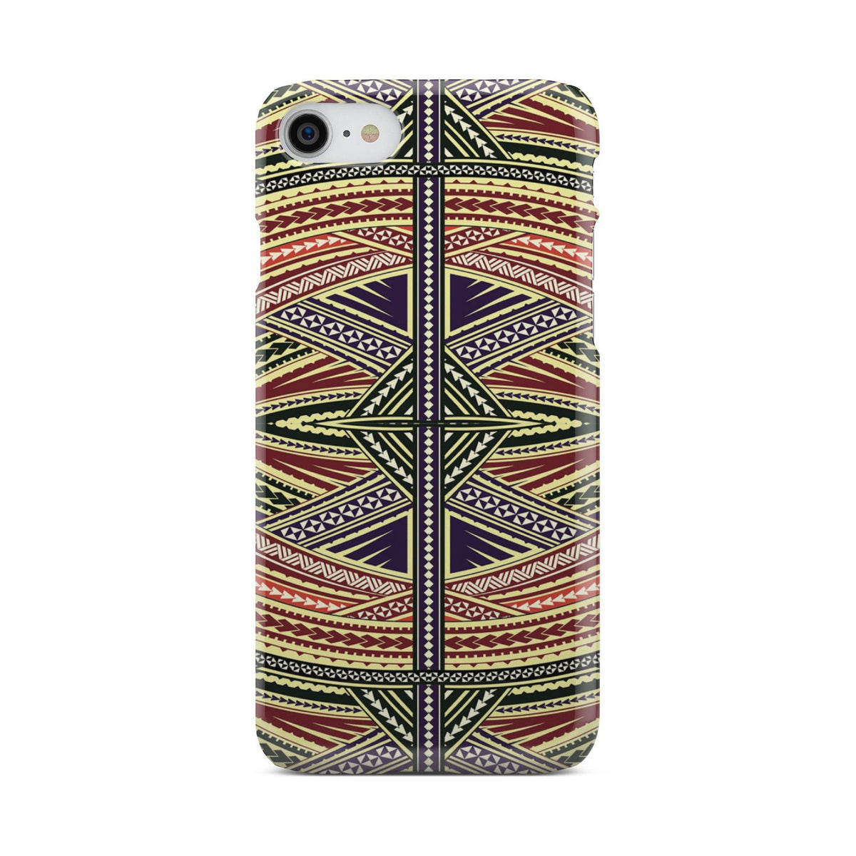 Polynesian Phone Case Yellow iPhone 7 - Polynesian Pride