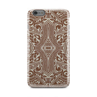 Polynesian Tribal Tough Case Brown iPhone 6 Plus - Polynesian Pride
