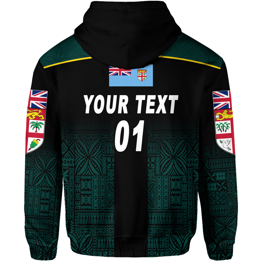 Custom Fiji Lomaiviti Rugby Hoodie Simple Vibes, Custom Text and Number LT8 - Polynesian Pride