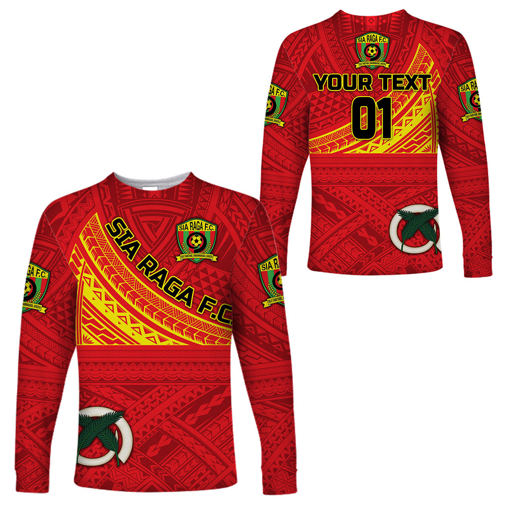 (Custom Personalised) Vanuatu Sia Raga Football Club Long Sleeve Shirts Original Style LT8 Unisex Red - Polynesian Pride